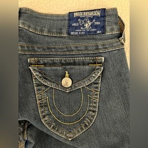 Authentic True Religion low rise skinny jeans
